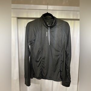 Reebok quarter zip dark grey workout sweater (SOLD)